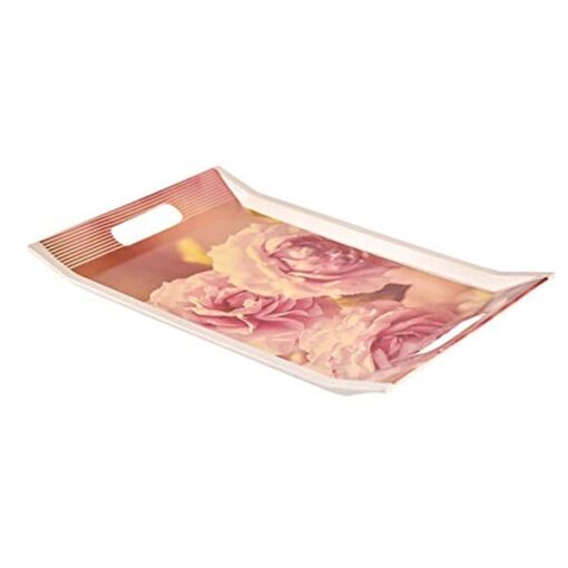 SND Homes Premium Melamine Break Resistant Serving Tray Set Shape-Vilora Modern Designs(Set of 3 - S, M, L) - Image 4