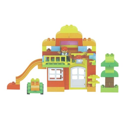 Trolley Blocks Building Block for Kids 73 Pcs Blocks with Trolley Case, Junior Blocks Best Gift Toy, Assemble Blocks Block Game for Kids ,Boys, Children- 560-1A - Image 8