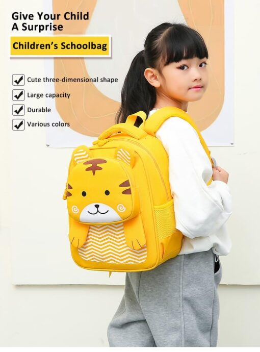 StarAndDaisy Backpack for Toddlers, Boys and Girls, school bag. Perfect Size for School and Travel, BPA-Free,  Light weight, lion bag (Green) - Image 5