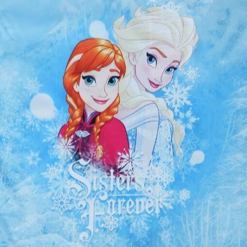 Disney Frozen Printed T-shirt 100% COTTON for kids from 2years to 6years (Blue) - Image 2