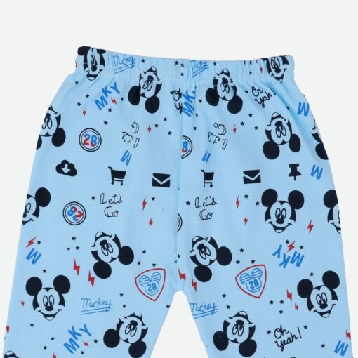 Mickey Mouse printed Night Suit Wear Blue - Image 2