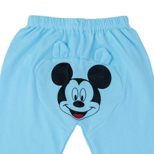 Mickey Mouse printed Night Suit Wear Light Blue - Image 2