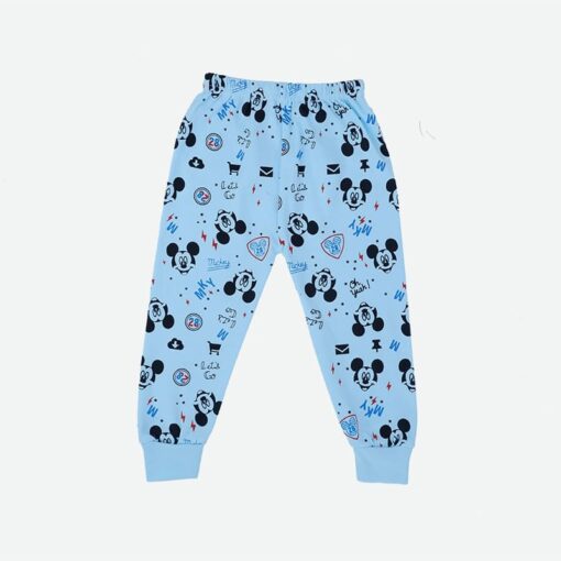 Mickey Mouse printed Night Suit Wear Blue - Image 3