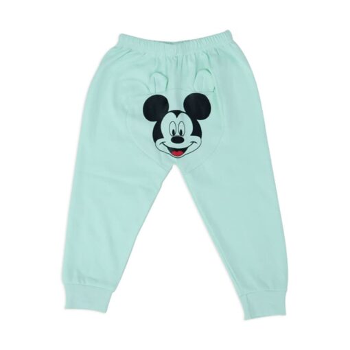 Mickey Mouse printed Night Suit Wear Light Green - Image 3