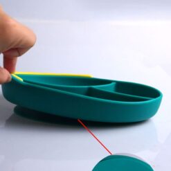 silicone plate with suction