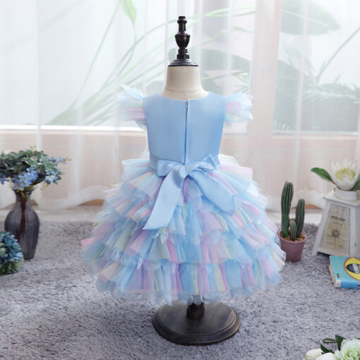 StarAndDaisy Girls Party Dresses Premium Serires (Blue| 896) - Image 2