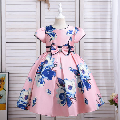 StarAndDaisy Girls Party Dresses Premium Serires (pink| B19-7) - Image 2