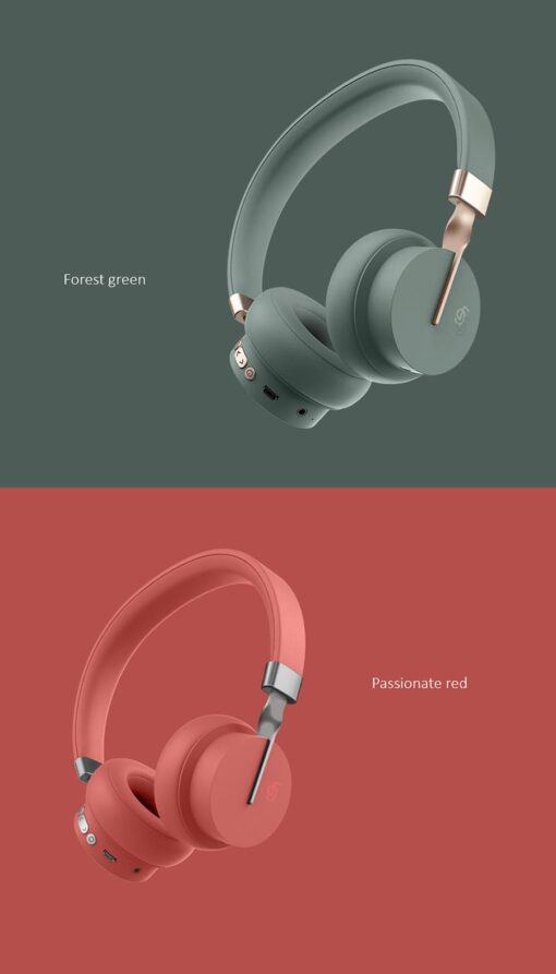 StarAndDaisy Denver High Quality Wireless Bluetooth Noise Cancelling Stereo Headset Comfortable Over-ear Headphone (passionate Red) - Image 15