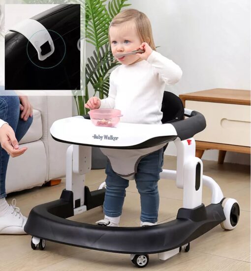 [Refurbished] StarAndDaisy Premium Multifunctional Walker with Toy Tray (Black) - Image 13