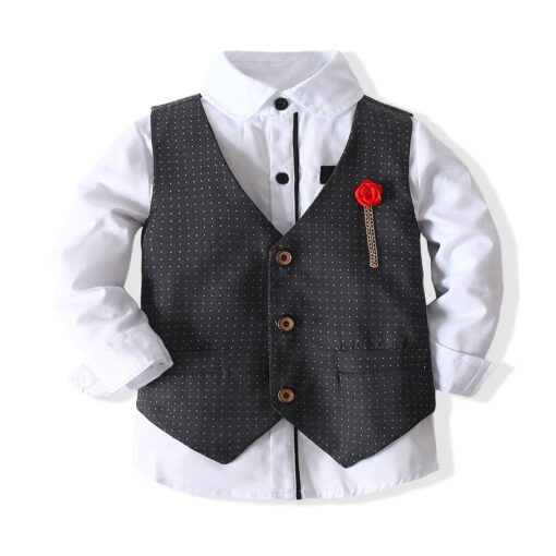 StarAndDaisy Boys Party Dresses Premium Serires (white | tz865) - Image 4