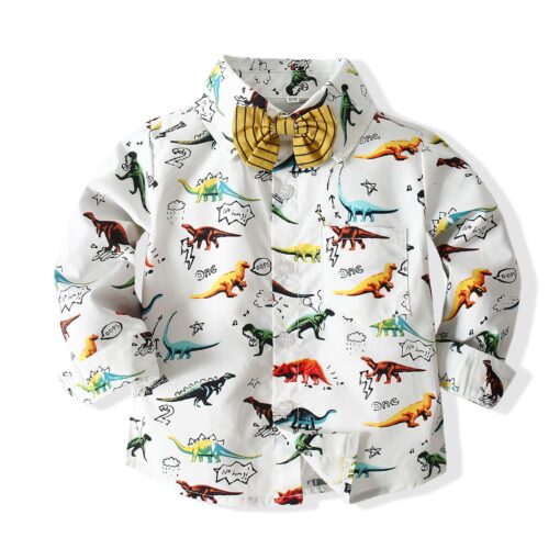 StarAndDaisy Boys Party Dresses Premium Serires (Dinosaur print| tzb1903) - Image 17