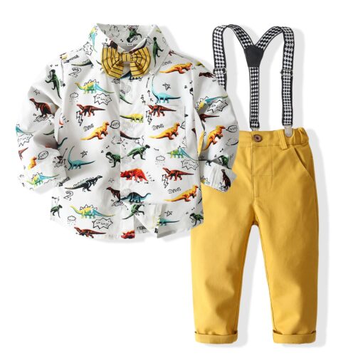 StarAndDaisy Boys Party Dresses Premium Serires (Dinosaur print| tzb1903) - Image 20