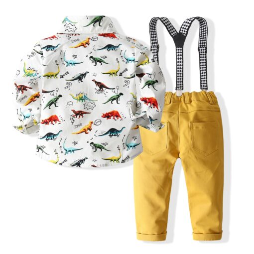 StarAndDaisy Boys Party Dresses Premium Serires (Dinosaur print| tzb1903) - Image 3