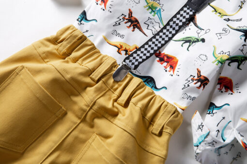 StarAndDaisy Boys Party Dresses Premium Serires (Dinosaur print| tzb1903) - Image 5
