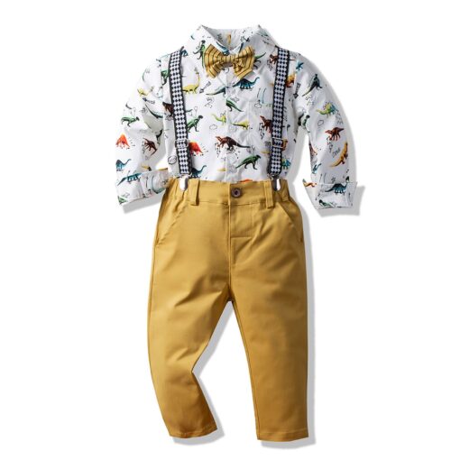 StarAndDaisy Boys Party Dresses Premium Serires (Dinosaur print| tzb1903) - Image 10