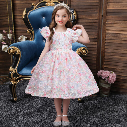StarAndDaisy Girls Party Dresses Premium Serires (pink| 999) - Image 2
