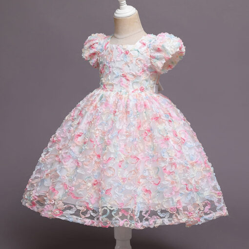 StarAndDaisy Girls Party Dresses Premium Serires (pink| 999) - Image 3