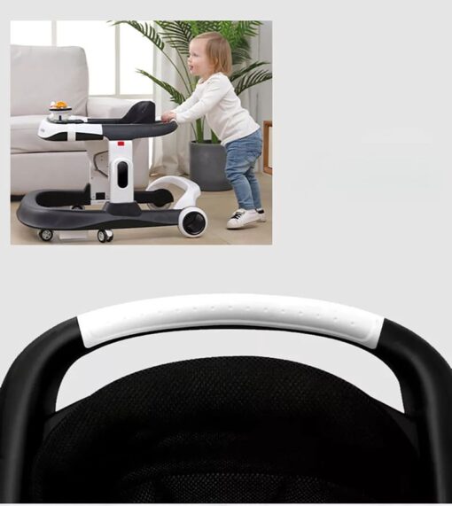 [Refurbished] StarAndDaisy Premium Multifunctional Walker with Toy Tray (Black) - Image 3