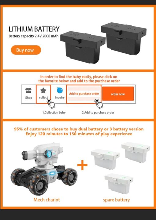 Double mode Stunt Car controller Water bullet tank 360 degree rotation remote controlle car and gesture control car - Image 22