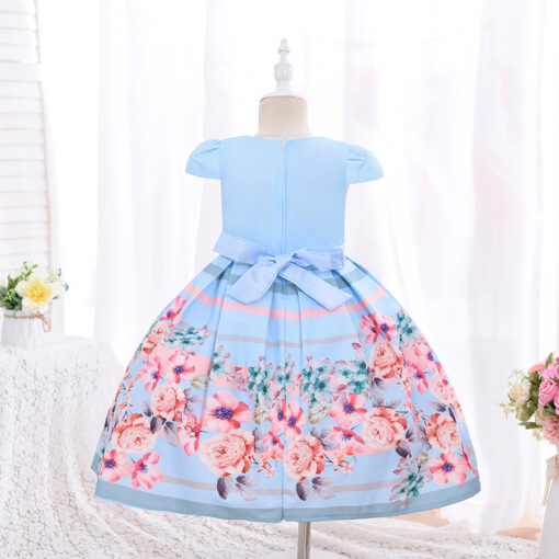 StarAndDaisy Girls Party Dresses Premium Serires (Blue| W8519) - Image 2