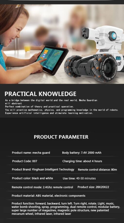 Double mode Stunt Car controller Water bullet tank 360 degree rotation remote controlle car and gesture control car - Image 25