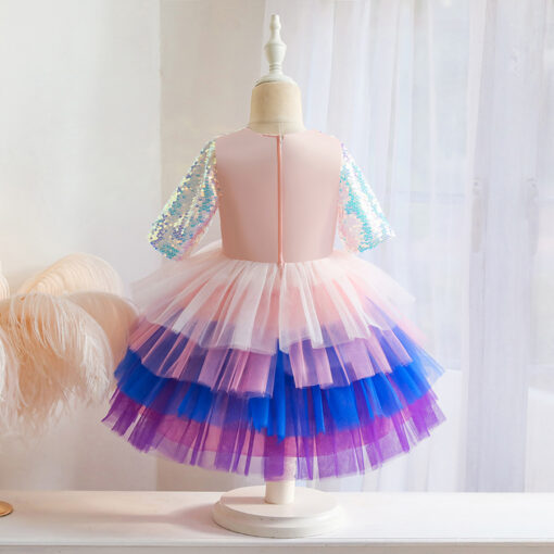 StarAndDaisy Girls Party Dresses Premium Serires (pink| 321) - Image 3