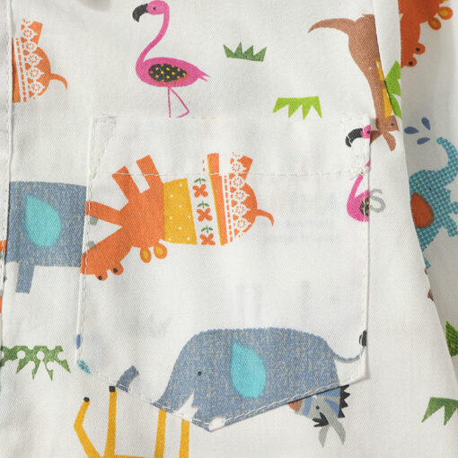 StarAndDaisy Boys Party Dresses Premium Serires (Animal Print White & Blue | tzb0514) - Image 25