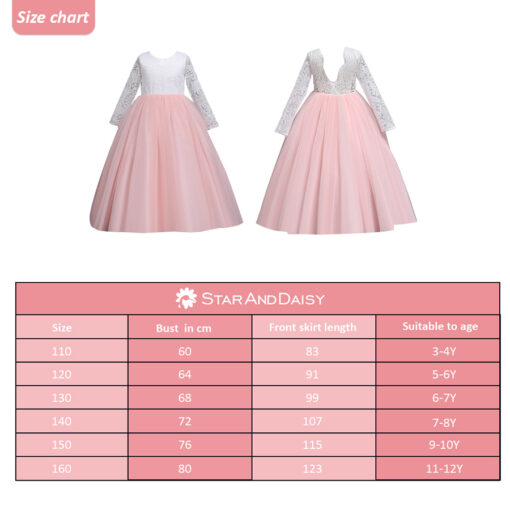 StarAndDaisy Girls Party Dresses Premium Serires (pink| 336) - Image 6