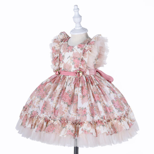 StarAndDaisy Girls Party Dresses Premium Serires (pink| W3331) - Image 4