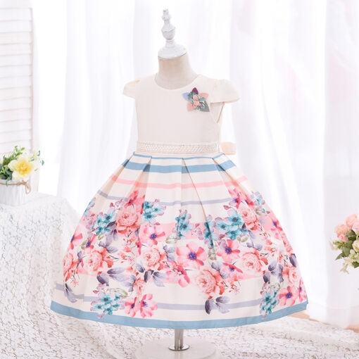 StarAndDaisy Girls Party Dresses Premium Serires (off white| W8519) - Image 3