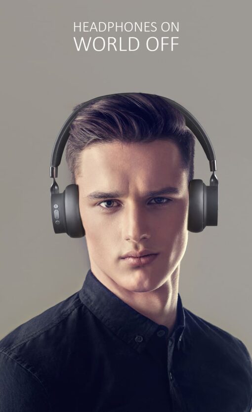 StarAndDaisy Denver High Quality Wireless Bluetooth Noise Cancelling Stereo Headset Comfortable Over-ear Headphone (passionate Red) - Image 7