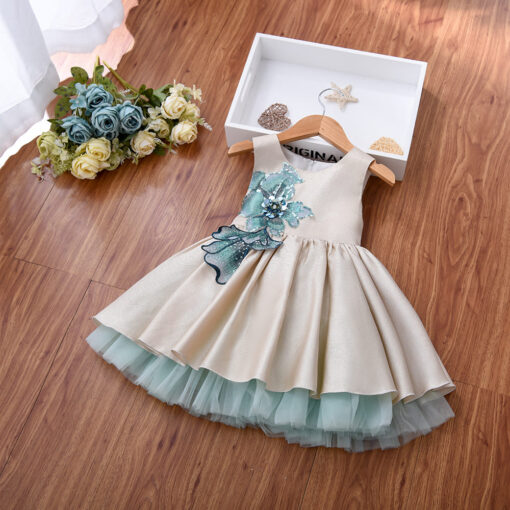 StarAndDaisy Girls Party Dresses Premium Serires (Green | 19T35) - Image 6