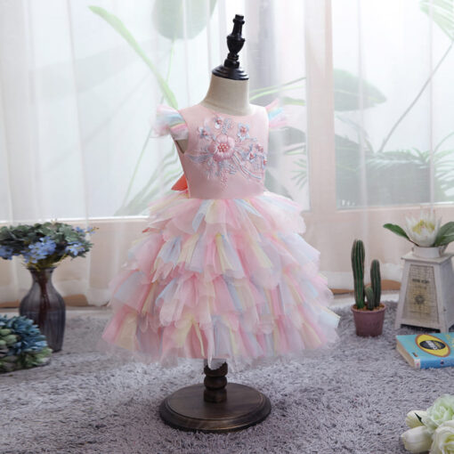 StarAndDaisy Girls Party Dresses Premium Serires (pink| 896) - Image 3