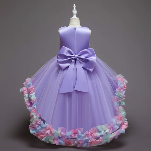 StarAndDaisy Girls Party Dresses Premium Serires (purple| 2039) - Image 5