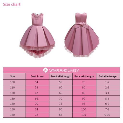 StarAndDaisy Girls Party Dresses Premium Serires (Been powder| 186) - Image 5