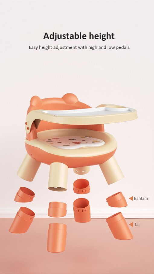 [Refurbished] StarAndDaisy 2 in 1 Feeding Chair & Booster Seat with Detachable Dining Food Tray - 3 Point Safety Harness (Blue) - Image 13