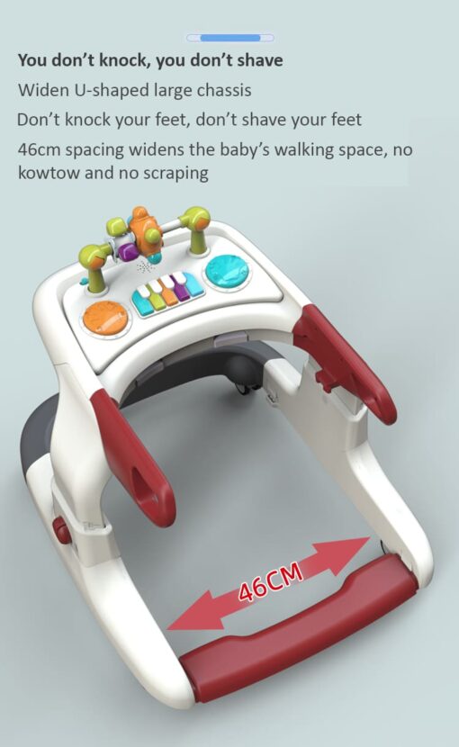 [Refurbished] StarAndDaisy Colossal Ultra-Premium Baby walker for newborn / musical toy tray for newborn babies, Anti-O-Shaped Leg, Anti-Fall wide support frame and Adjustable height - Image 2