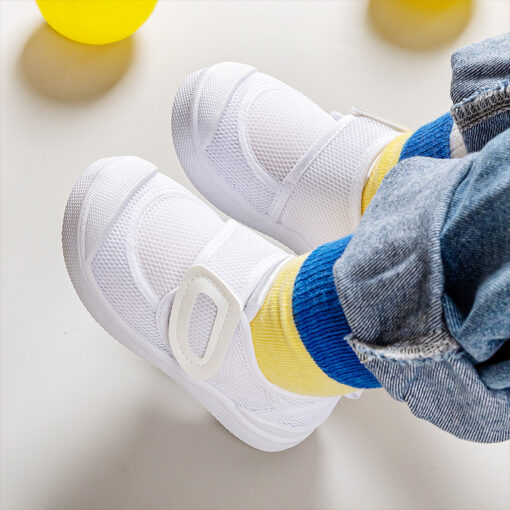 Kids Summer White Casual Shoes For Toddlers Flats Kid Girls Boys Orthopedic Sandals Barefoot Shoes Sports Sneakers (White | 3011) - Image 8