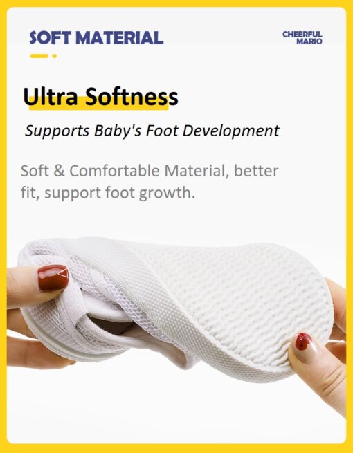 Kids Summer White Casual Shoes For Toddlers Flats Kid Girls Boys Orthopedic Sandals Barefoot Shoes Sports Sneakers (White | 3011) - Image 12