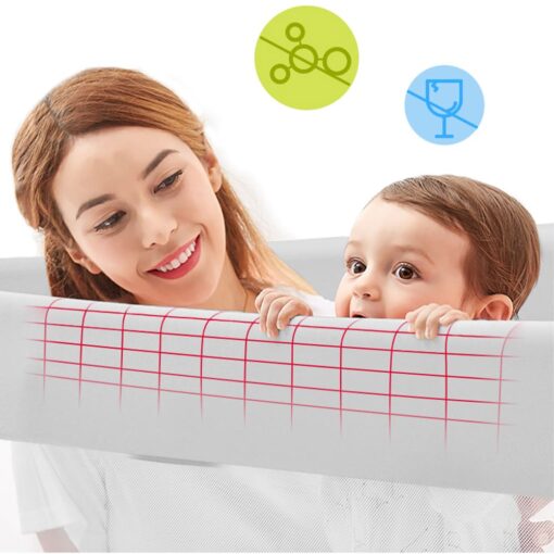 StarAndDaisy Premium Baby Safety Bed Rails, Heightened Bed Guardrail With Lift (1.8 M Giraffe Print - Pack of 1) - Image 8