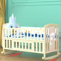 Best Baby Cot Cum Junior Bed - Pinewood Baby Bed Crib - Junior Bed