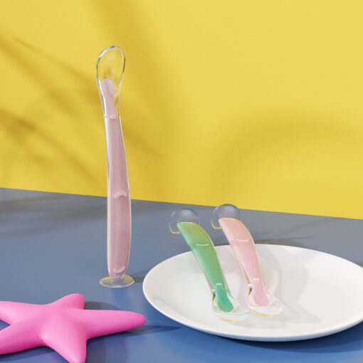 StarAndDaisy Best Silicon Feeding Spoon & First Feeder for Baby - Dishwasher BPA Free - Image 5