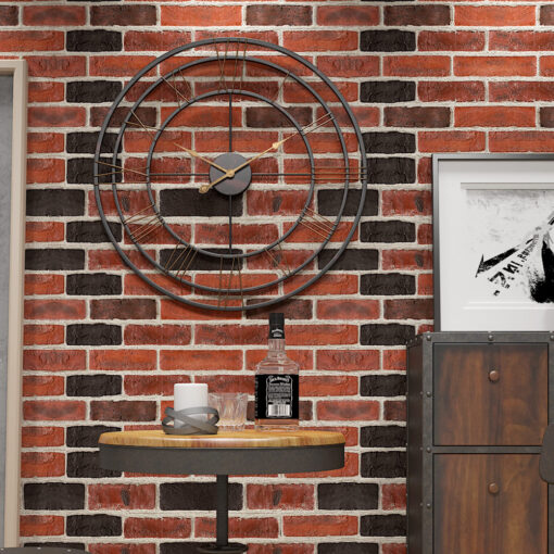 SND Designer Metal Triple Ring Retro Wall Clock for Living Room Bedroom Office Bar Decor - Black - Gold, 80cm - Image 6