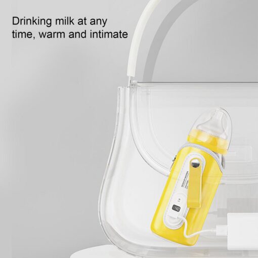 StarAndDaisy NicePapa Smart USB Baby Bottle Warmer/Bottle Insulation Cover for Car & Travel (Yellow) - Image 10