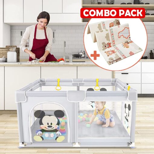 Baby Playpen- kids , Toddler Playpen, Foldable and Portable | StarAndDaisy