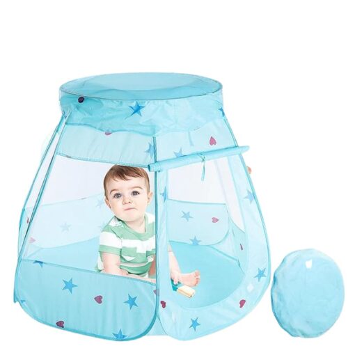 Blue STar Pop-Up Tent (Absorted Colour And Prints)
