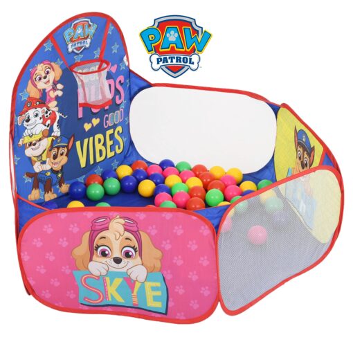 Paw Patrol Ball Pool for Kids with 50 Colourful Balls (for 2 - 5 Years Old Kids) - Image 2