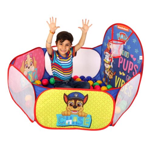 Paw Patrol Ball Pool for Kids with 50 Colourful Balls (for 2 - 5 Years Old Kids) - Image 5