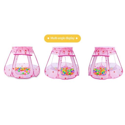 Pink Star Pop-Up Tent  (Absorted Colour And Prints) - Image 7