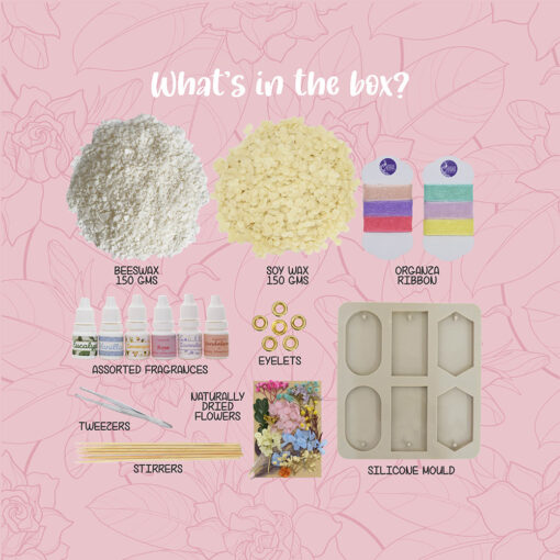 Kalakaram DIY Botanical Aroma Wax Tablet Kit - Image 7